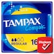 image 1 of Tampax Compak Regular Tampons With Applicator X16