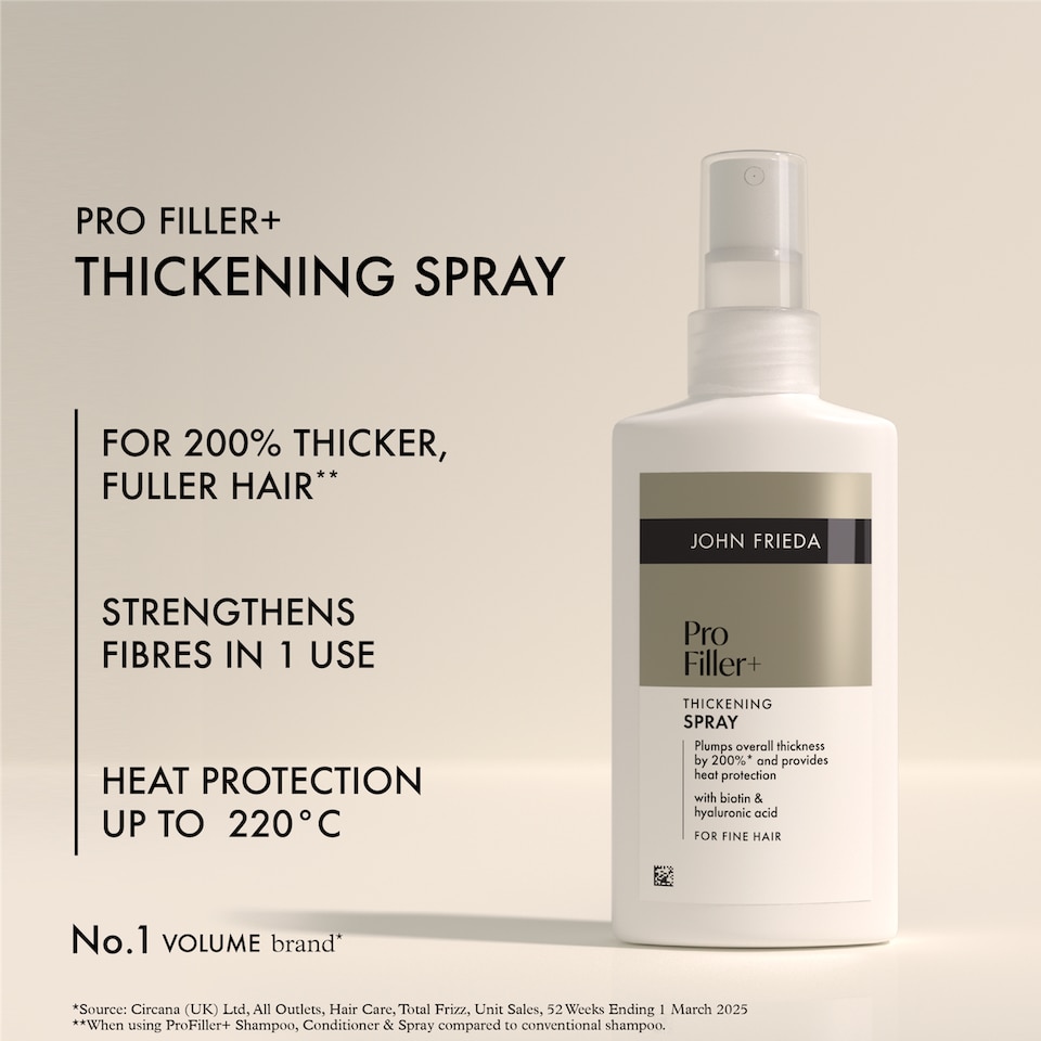 image 1 of John Frieda PROfiller+ Thickening Spray 150ml