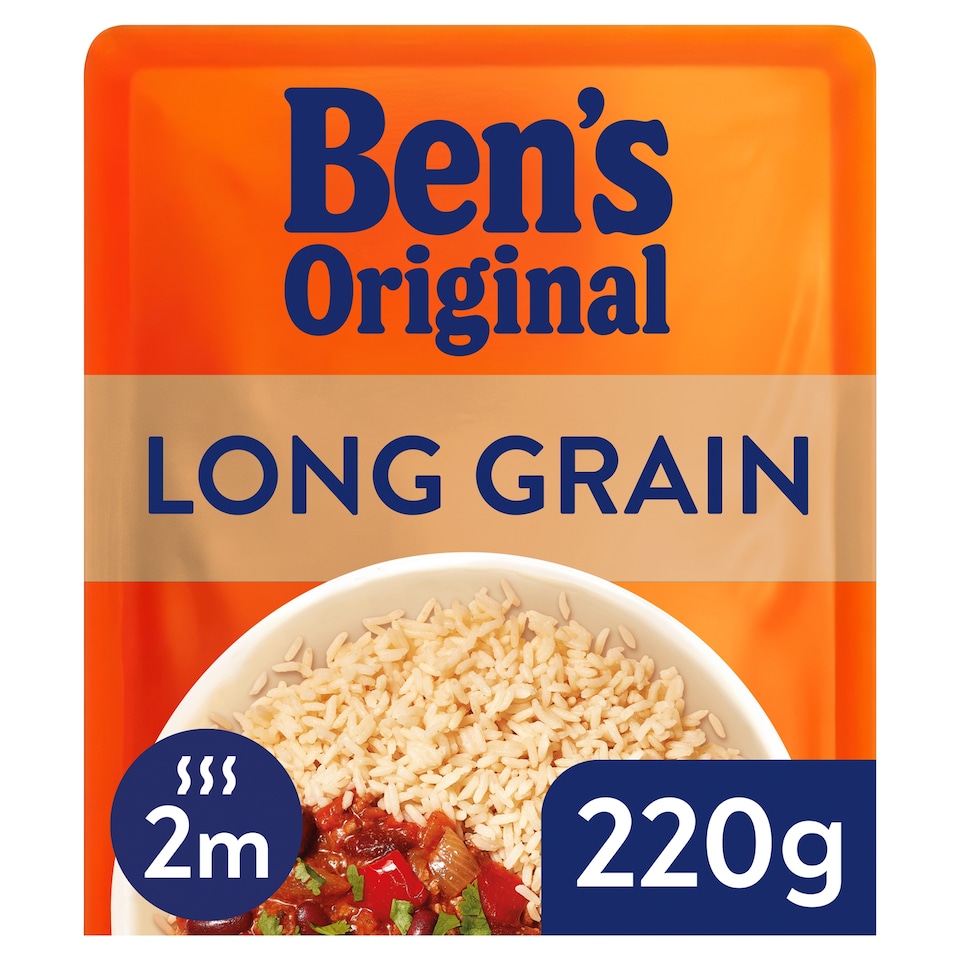 image 1 of Ben's Original Long Grain Microwave Rice 220g