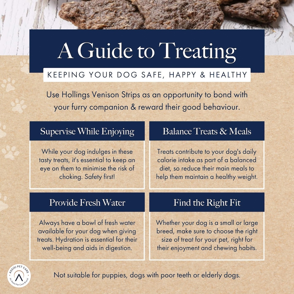 image 1 of Hollings Training Dog Treats - Venison Strips 5 Pieces