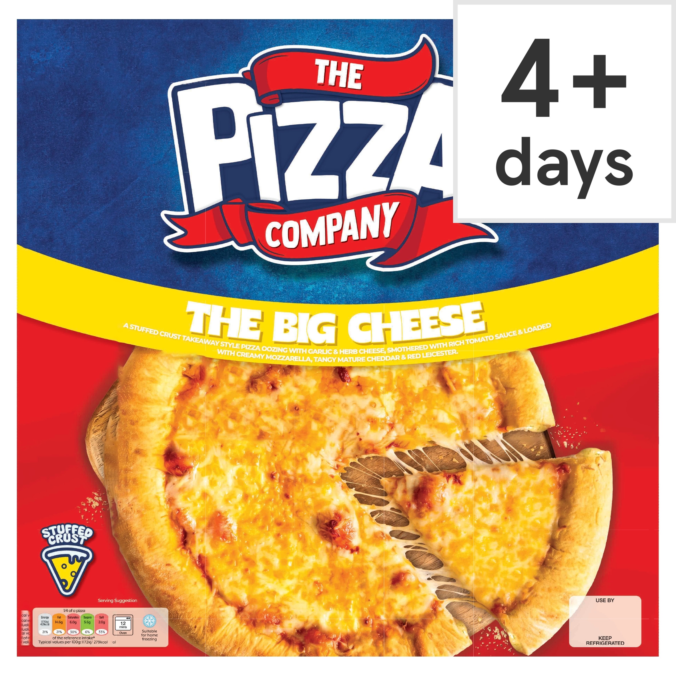 The Pizza Company The Big Cheese Pizza 611g