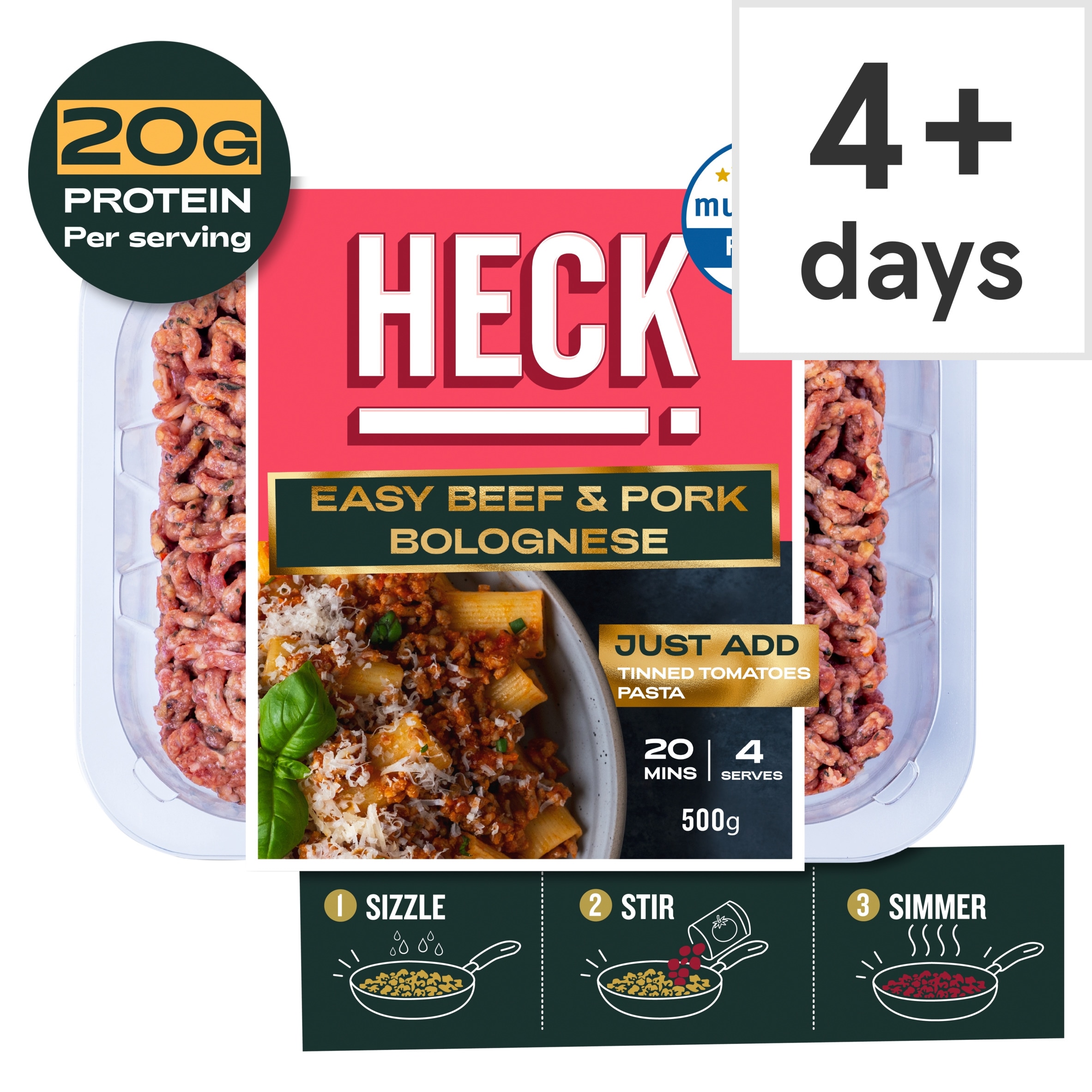 HECK! Easy Beef & Pork Bolognese Mince 500g
