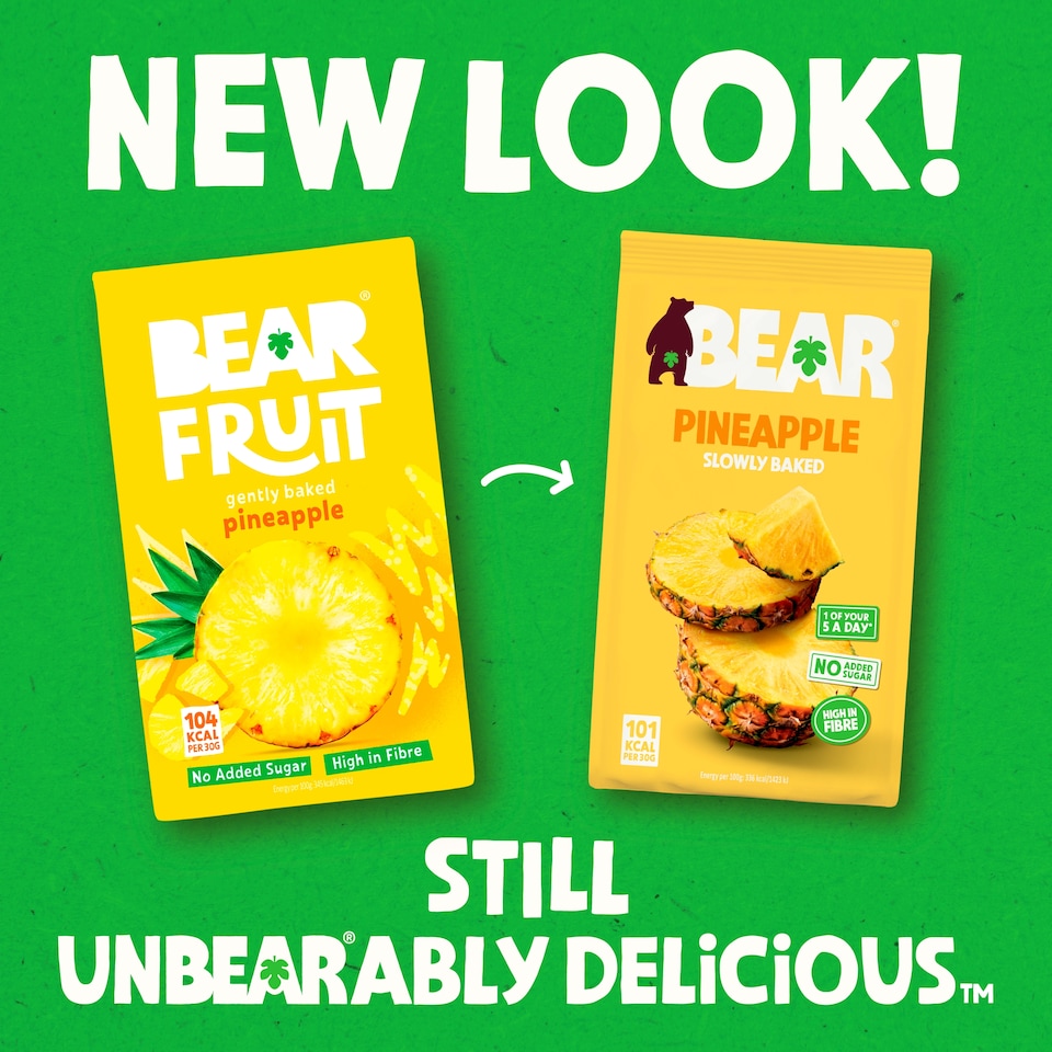 image 1 of BEAR Fruit Dried Pineapple 100g
