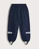 image 3 of F&F Boys Fleece Lined Reflective Strap Waterproof Trousers in Navy