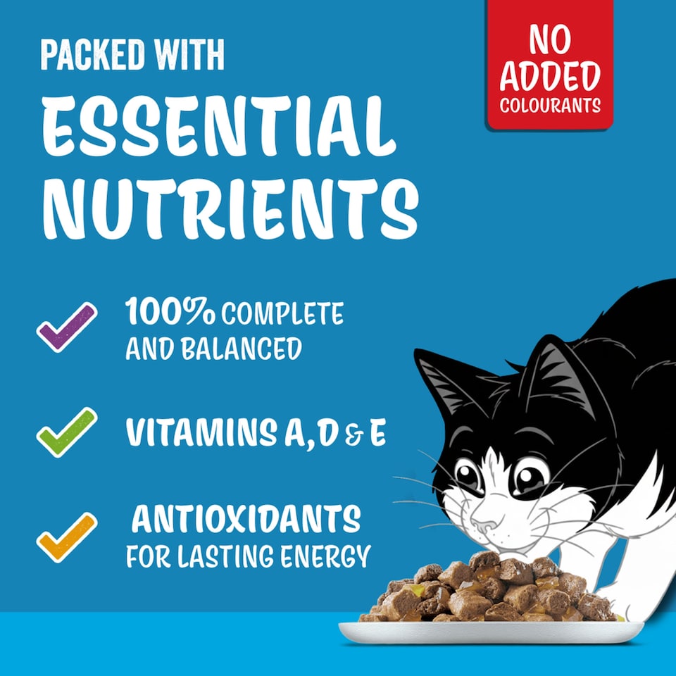 image 1 of FELIX Original Fish Selection in Jelly Wet Cat Food 40x85g
