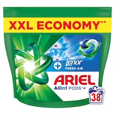 Ariel Allin1 PODS +, Kapsle Na Praní S Tekutým Prostředkem, 38 Praní