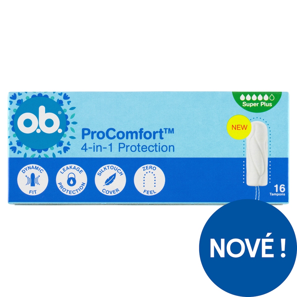 Obrázek 1 pro produkt O.B. ProComfort Super Plus tampony 16 ks