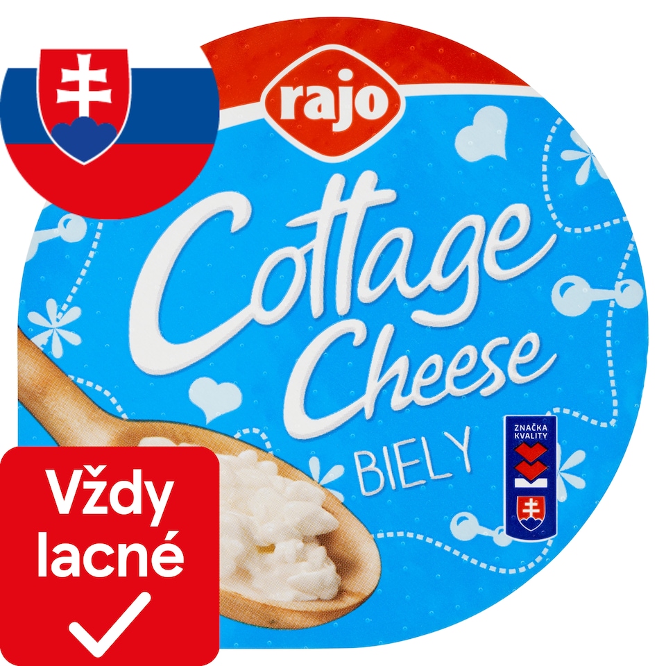obrázok 1 z Rajo Cottage cheese Biely 180 g