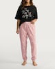 image 2 of F&F Pure Cotton Bow Print Pyjama Bottoms in Multi Pink