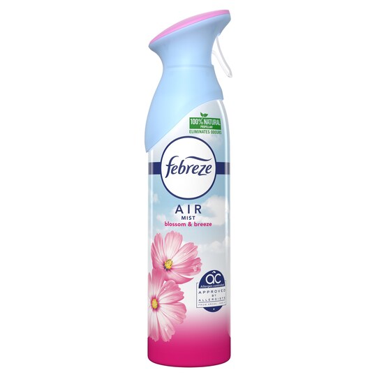Febreze Aerosol 300Ml Blossom & Breeze Tesco Groceries