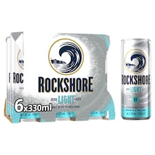 Rockshore Light Irish Lager 6 X 330ml