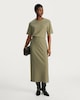 image 2 of F&F Ribbed Short Sleeved T-Shirt in Khaki