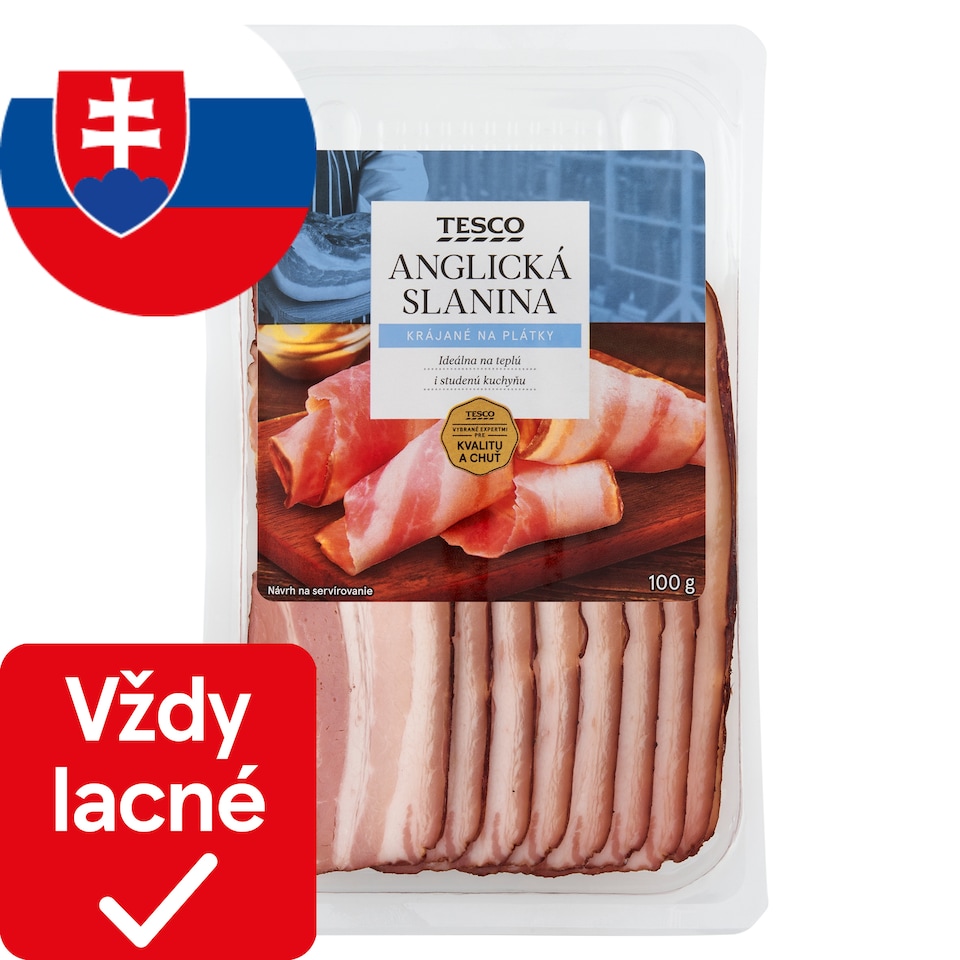 Tesco English Bacon 100 g