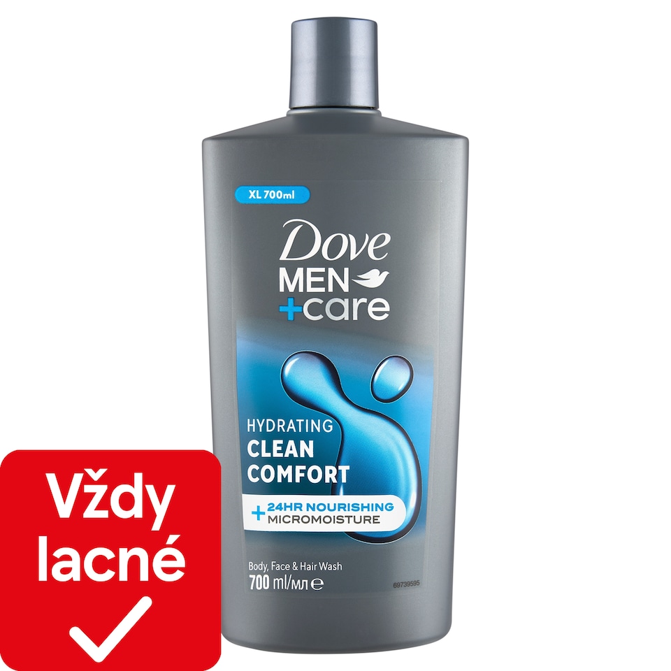 obrázok 1 z Dove Men+Care Clean Comfort sprchovací gél 700 ml