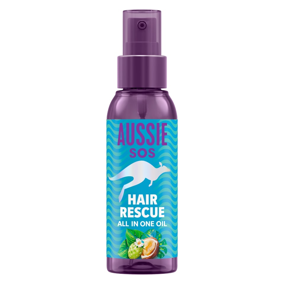 Aussie SOS Hair Rescue All In One Hajápoló Olaj 100ml akár 100 órán át Tartó Hidratálás