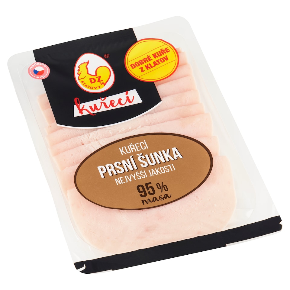 image 1 of DZ Klatovy Chicken Breast Ham of the Highest Quality 0.100kg