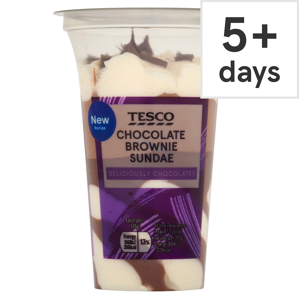 Tesco Chocolate Sundae 125g
