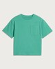 image 4 of F&F Boys Pure Cotton Pocket Front Short Sleeved T-Shirt in Green