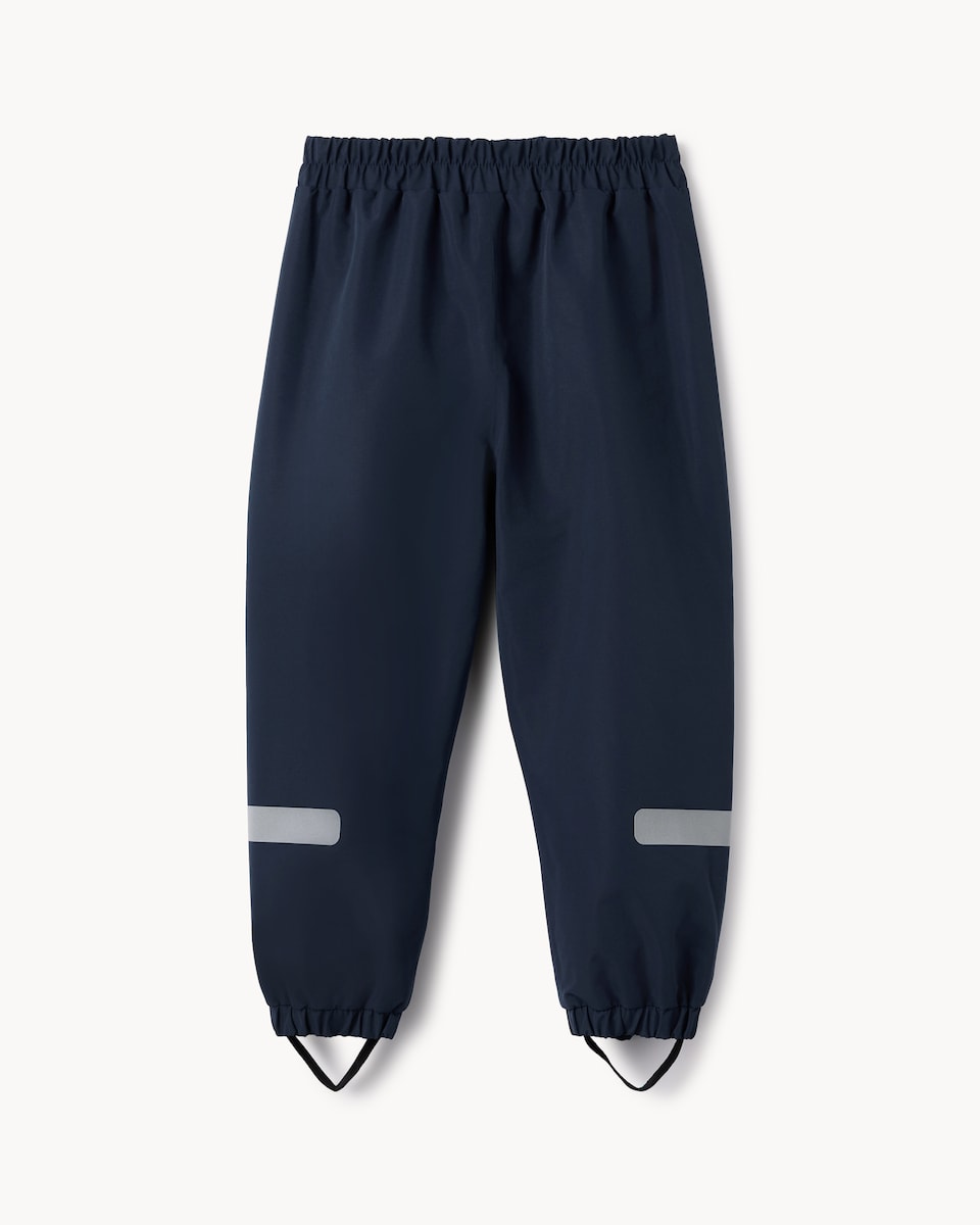 image 1 of F&F Boys Waterproof Trousers in Navy