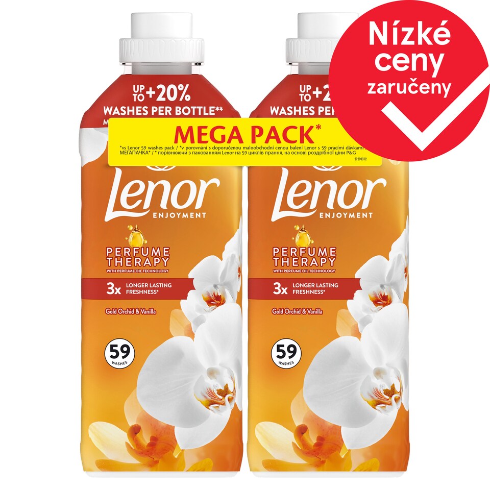 Obrázek 1 pro produkt Lenor Aviváž 118 Praní, Orchid & Vanilla