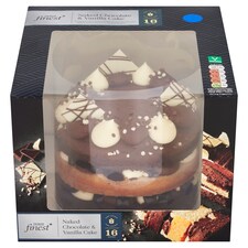 Tesco Finest Naked Chocolate & Vanilla Cake