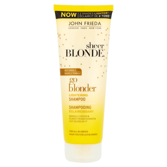John Frieda Shampoo Sheer Blonde Go Blonder 250Ml Tesco Groceries