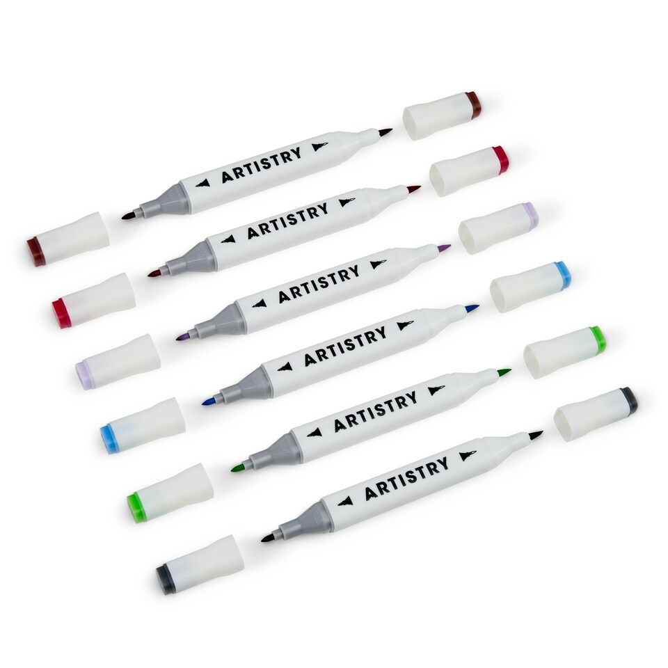 image 1 of Artistry 48pk Aqua Twin Markers