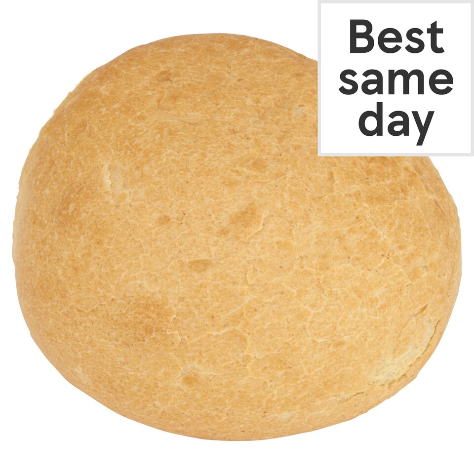 Tesco White Crusty Roll