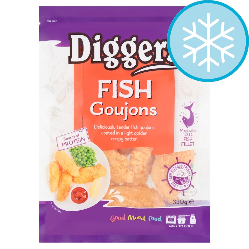 Diggers Crispy Fish Goujons 320G