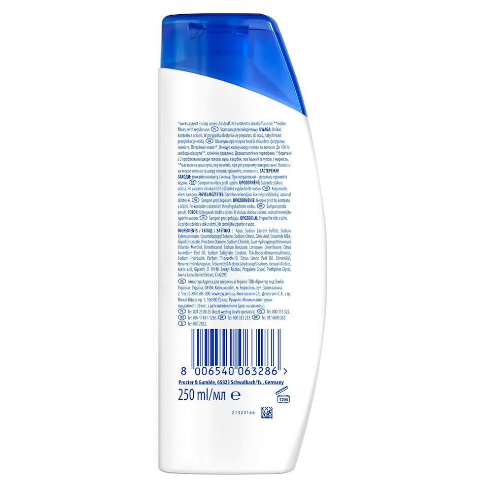 obrázok 1 z Head & Shoulders Citrus Fresh  Šampón Proti Lupinám 250ml