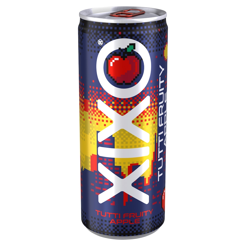 XIXO alma-tuttifruttiízű koffeinmentes szénsavas üdítőital hozzáadott vitaminokkal 250 ml 1. kép