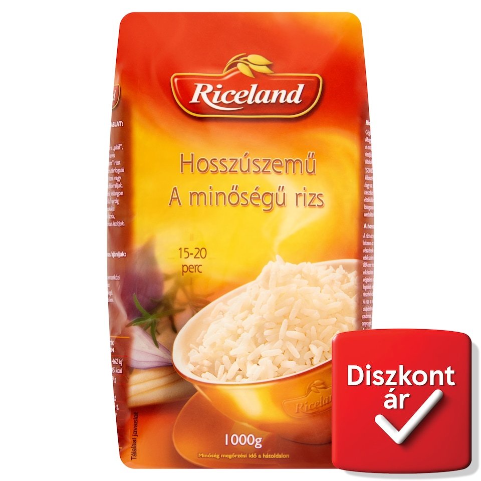 Riceland 'A' minőségű hosszúszemű rizs 1000 g  1. kép