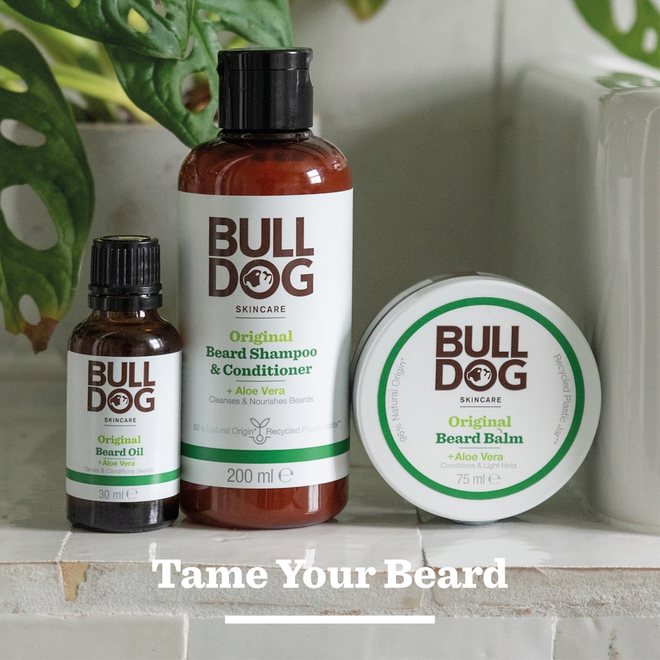 image 1 of Bulldog Skincare Original Beard Shampoo & Conditioner 200ml