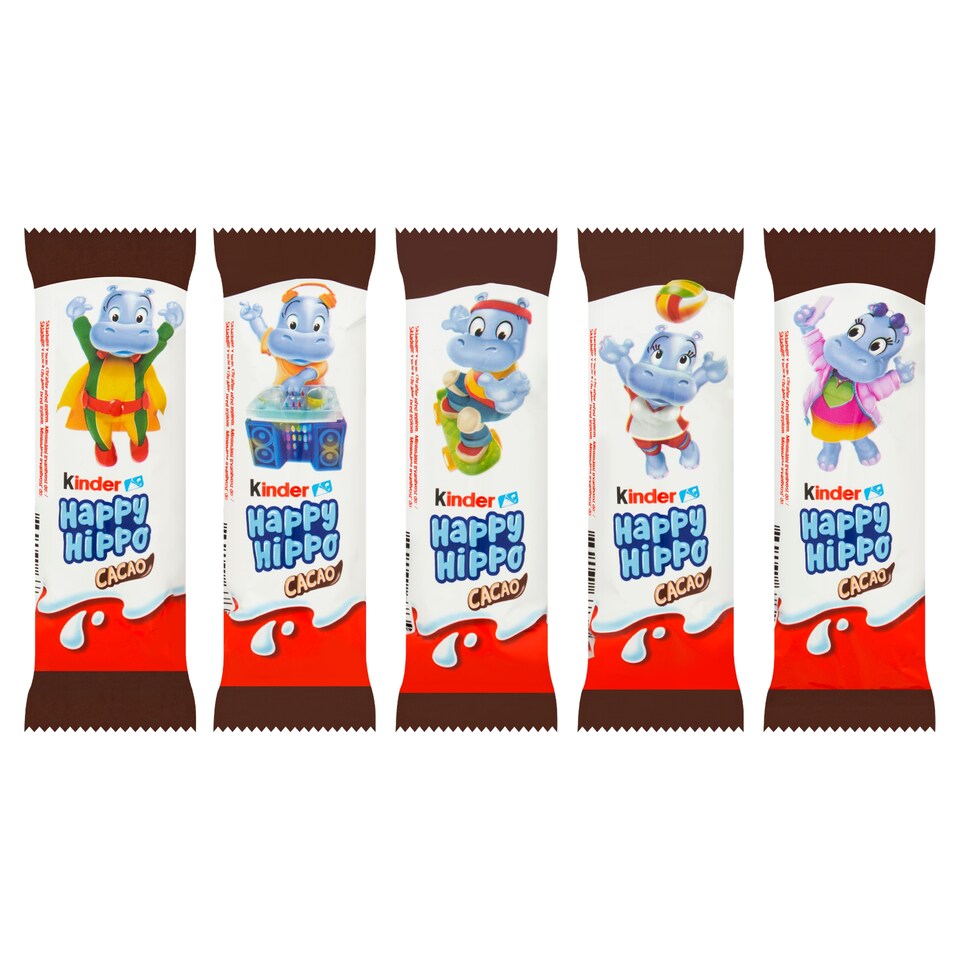 image 1 of Kinder Happy Hippo Wafer with Milk and Cococa Filling 20.7g