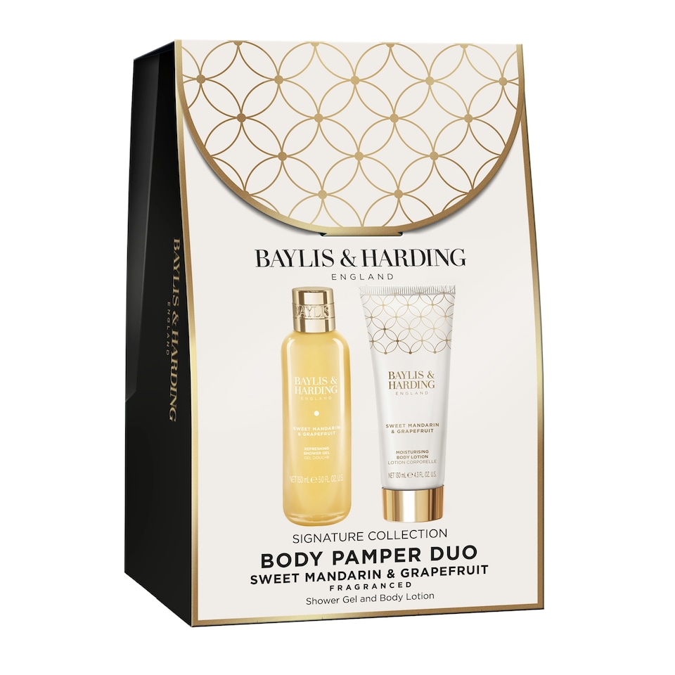 image 1 of Baylis & Harding Sweet Mandarin & Grapefruit Body Pamper Duo Gift Set