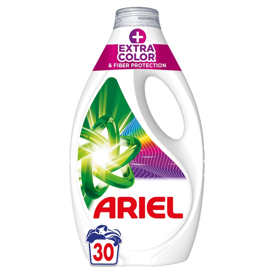 image 1 of Ariel Washing Liquid, 30 Washes, +Extra Color & Fiber Protection
