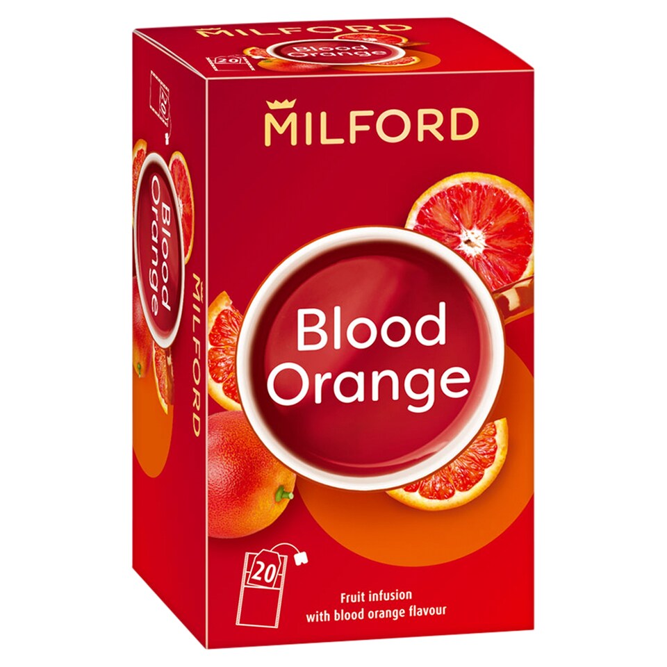 Milford Blood Orange vérnarancs ízű gyümölcstea 20 filter 50 g