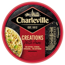 Charleville Spreadable Cheese Ham 125G