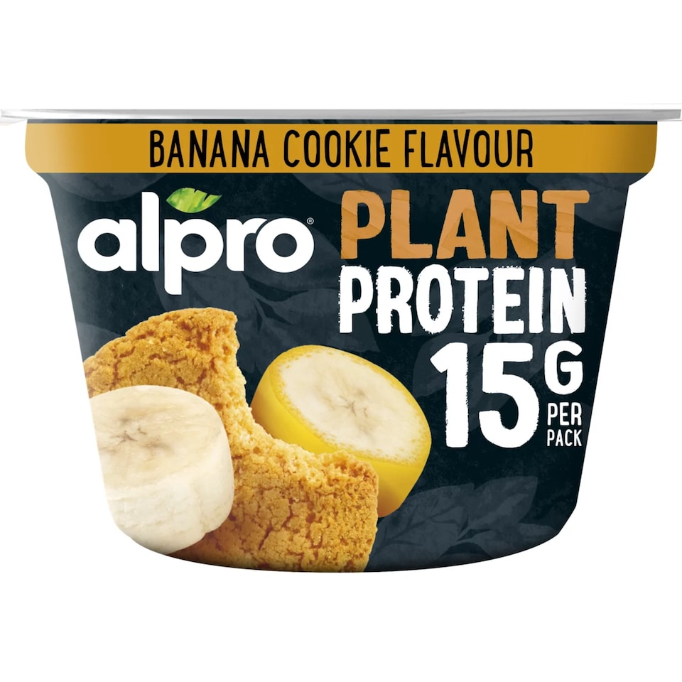 image 1 of Alpro Plant Based High Protein Banana Biscuit 200g 