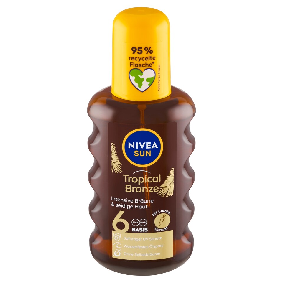 obrázok 1 z Nivea Sun Olej na opaľovanie v spreji s karoténom OF 6 200 ml
