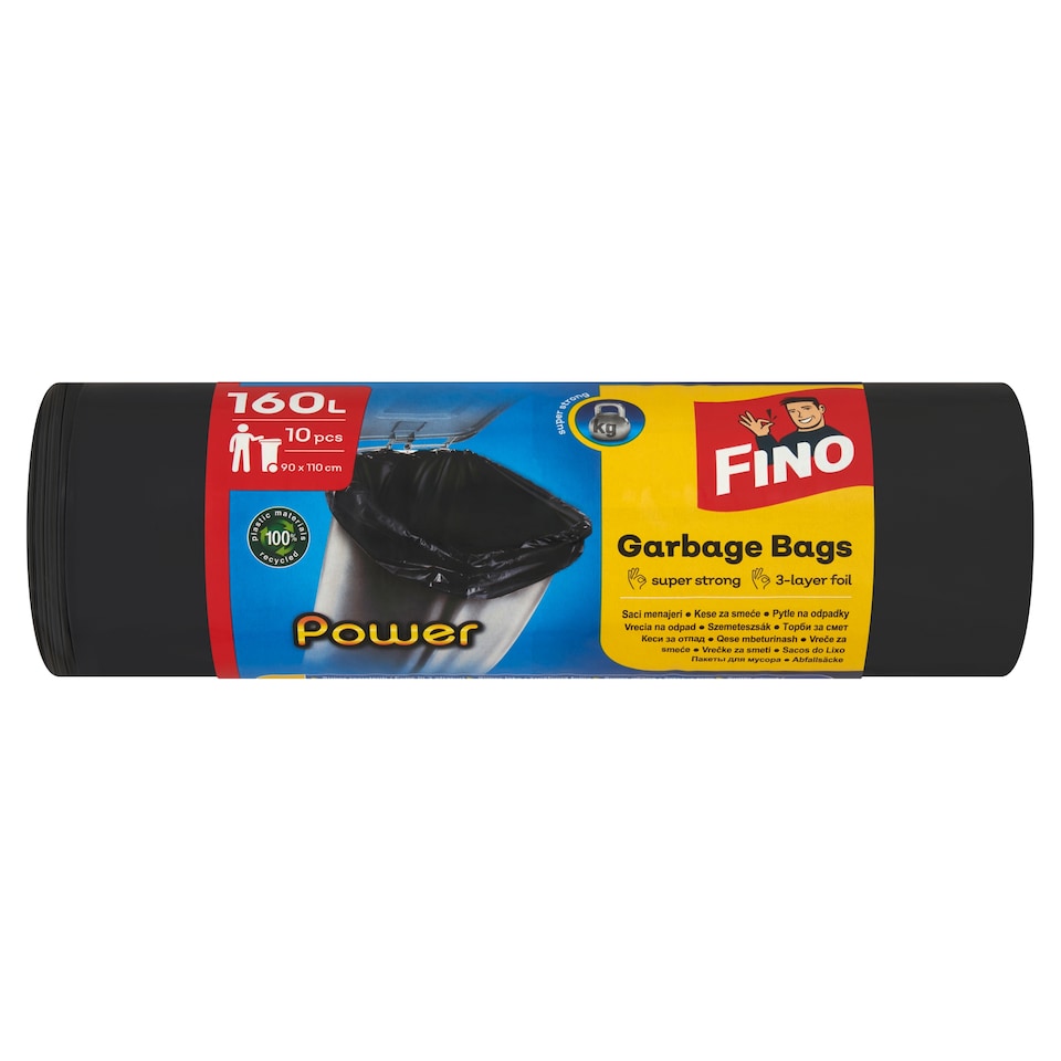 Fino Power 160 l-es szemeteszsák 10 db  1. kép