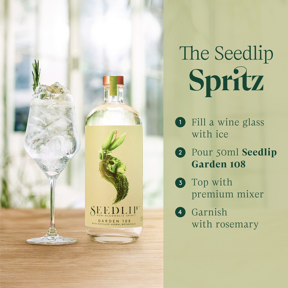 image 1 of Seedlip Garden Non-Alcoholic Spirit 70Cl
