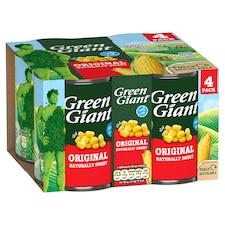 Green Giant Original Sweetcorn 4 X 198G