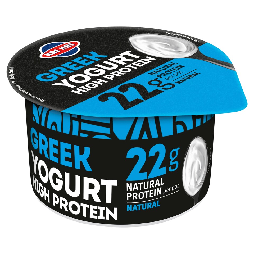Kri Kri High Protein Natural Greek Yogurt 190g