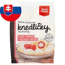 Stará Mama Dumplings Stuffed with Curd Cheese and Raspberry Filling Deep-Frozen 500 g