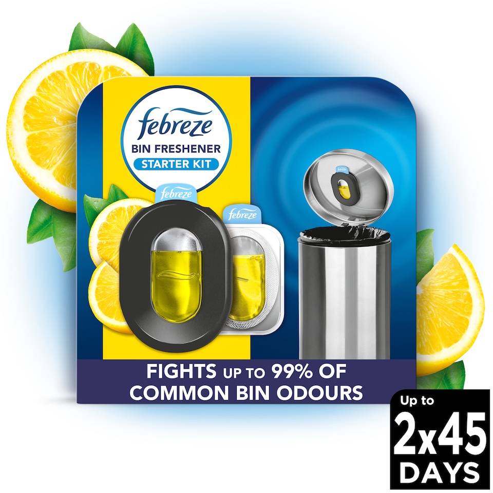 image 1 of Febreze Bin Freshener Starter Kit Citrus Fresh Mega Pack 9.76ml