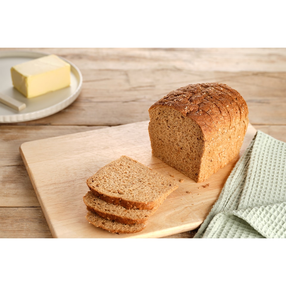 image 1 of Tesco High Fibre Granary Loaf Sliced 400G