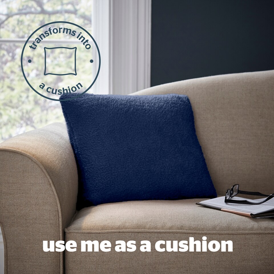 image 1 of Silent Night Navy Snugsie Blanket