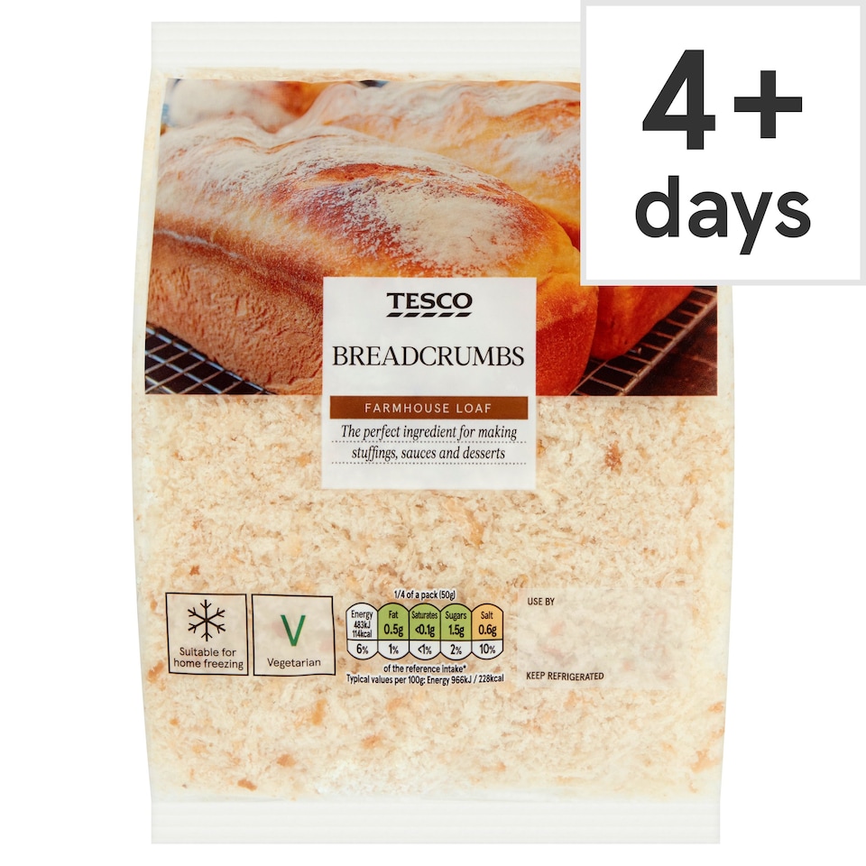 Tesco Fresh Breadcrumbs 200G Tesco Groceries