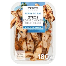 Tesco Greek Inspired Chicken Thigh Strips 180g